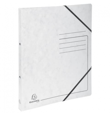 Ringbuch ohne 542556E, A4 2 Ringe 15mm Ring-Ø Karton weiß