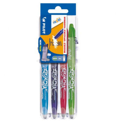 2260SG4L Pilot Stift Frixion Ball Tintenroller, 0,7 mm, radierbar, sortiert