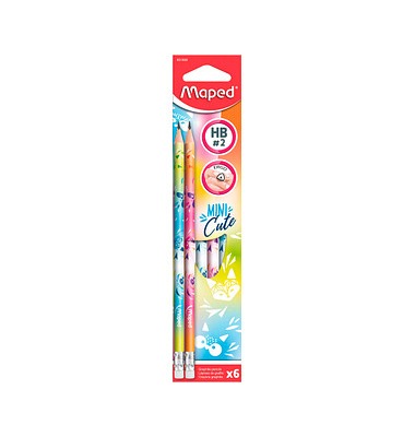 Bleistift-Set MINI CUTE, 851808, bunt, k.A., HB