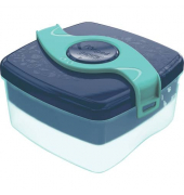 Brotbox Kids ORIGINS - blau, 153 x 87 x 170 mm