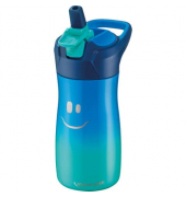 Trinkflasche Kids CONCEPT Edelstahl - 430 ml, blau