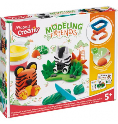 maped Knete MODELING FRIENDS farbsortiert