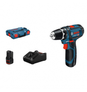 BOSCH GSR 12V-15 Professional Akku-Bohrschrauber-Set 12,0 V, mit 2 Akkus