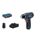 BOSCH GSR 12V-15 Professional Akku-Bohrschrauber-Set 12,0 V, mit 2 Akkus