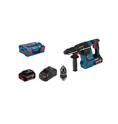 BOSCH GBH 18V-26 F Professional Akku-Bohrhammer-Set 18,0 V, mit 2 Akkus