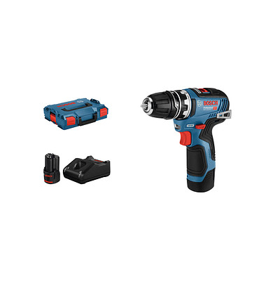 BOSCH GSR 12V-35 FC Professional Akku-Bohrschrauber-Set 12,0 V, mit 2 Akkus