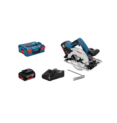 BOSCH GKS 18V-57 G Professional Akku-Handkreissäge-Set 18,0 V, mit 2 Akkus