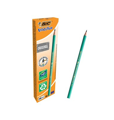 Bleistift-Set ECOlutions EVOLUTION 650, 8803112, 12x grün, k.A., HB