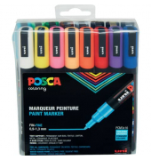 Pigmentmarker PC-3M 16ST sortiert