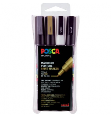 Marker - 0,9 - 1,3 mm, 4er Set sortiert Marker - 0,9 - 1,3 mm, 4er Set sortiert