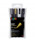 Acrylstift UNI POSCA, 182504, Pack, 4-farbig sortiert, 1,8-2,5mm Rundspitze