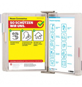 tarifold Sichttafelsystem Sterifold 414562 DIN A4 weiß mit 10 St. Sichttafeln