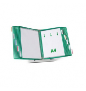 Sichttafelsystem 434205 DIN A4 grün mit 20 St. Sichttafeln