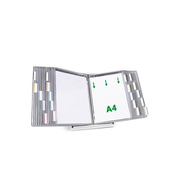 tarifold Sichttafelsystem 434300 DIN A4 grau mit 30 St. Sichttafeln tarifold Sichttafelsystem 434300 DIN A4 grau mit 30 St. Sichttafeln