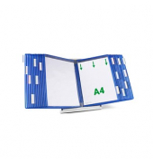 Sichttafelsystem 434301 DIN A4 blau mit 30 St. Sichttafeln