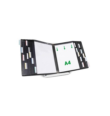 tarifold Sichttafelsystem 434307 DIN A4 schwarz mit 30 St. Sichttafeln tarifold Sichttafelsystem 434307 DIN A4 schwarz mit 30 St. Sichttafeln