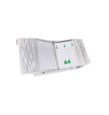 tarifold Sichttafelsystem 434402 DIN A4 weiß mit 40 St. Sichttafeln tarifold Sichttafelsystem 434402 DIN A4 weiß mit 40 St. Sichttafeln