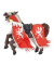 papo 39388 Pferd des Drachenkönigs Spielfigur