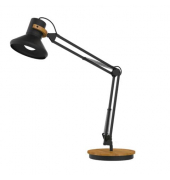 BAYA BAMBOO LED-Schreibtischlampe schwarzbambus 12,6 W