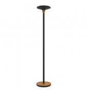 unilux BALY BAMBOO Stehlampe schwarz/bambus 44,6 W