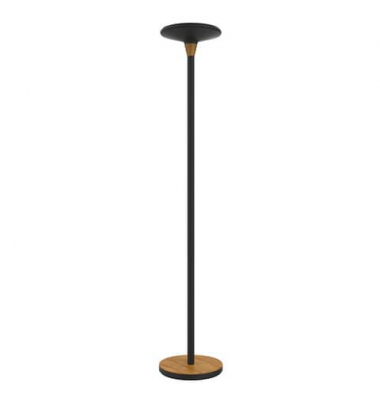 unilux BALY BAMBOO Stehlampe schwarz/bambus 44,6 W