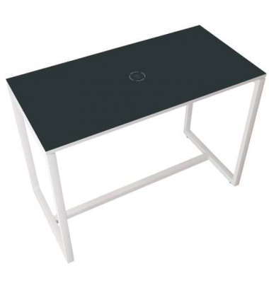 Stehtisch  easyDesk TD150.13.11 110cm (H), 150x75cm (BxT), rechteckig, anthrazit / weiß