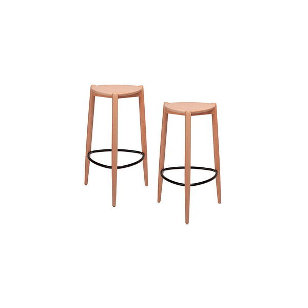 3660141233445 -  Hocker THLUCKX223 LUCK buche bis 100kg 3660141233445 Paperflow 2 Stück