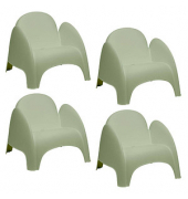 Sessel DUMBO grün grün Kunststoff