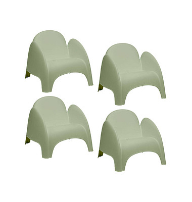 Sessel DUMBO grün grün Kunststoff