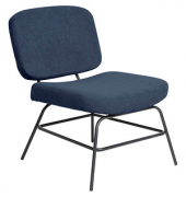 PAPERFLOW Sessel CURVE blau schwarz Stoff