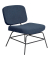 PAPERFLOW Sessel CURVE blau schwarz Stoff
