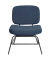 PAPERFLOW Sessel CURVE blau schwarz Stoff
