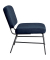 PAPERFLOW Sessel CURVE blau schwarz Stoff