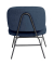 PAPERFLOW Sessel CURVE blau schwarz Stoff