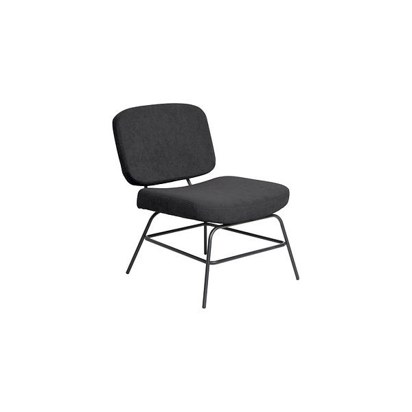 3660141233698 - Sessel Paperflow Curve Industrial Design Polyesterbezug Gestell Stahl & Sperrholz B 570 x T 710 x H 755 mm anthrazit 3660141233698 - Sessel Paperflow Curve Industrial Design Polyesterbezug Gestell Stahl & Sperrholz B 570 x T 710 x H 755 mm anthrazit
