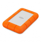 Rugged Mini 5 TB externe Festplatte orange, weiß