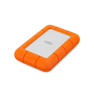 LACIE Rugged Mini 5 TB externe Festplatte orange, weiß