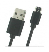 USB-Kabel 40 44 83 66, 1m, USB A auf Micro-USB, schwarz