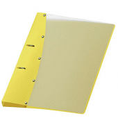 Ringbuch Diamond ohne 1141410, A4 2 Ringe 20mm Ring-Ø PP-Vollkunststoff gelb