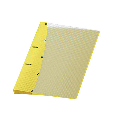 Ringbuch Diamond 1141410, A4 2 Ringe 20mm Ring-Ø Kunststoff gelb