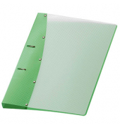 Ringbuch Diamond ohne 1141441, A4 2 Ringe 20mm Ring-Ø PP-Vollkunststoff grün