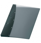 Ringbuch Diamond ohne 1141480, A4 2 Ringe 20mm Ring-Ø PP-Vollkunststoff schwarz