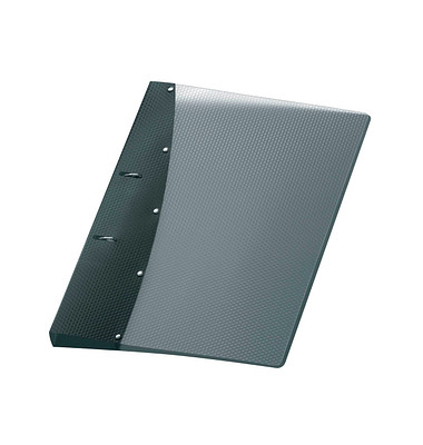 Ringbuch Diamond ohne 1141480, A4 2 Ringe 20mm Ring-Ø PP-Vollkunststoff schwarz