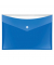 Dokumententasche VELOCOLOR&reg; 4550150, Din A5 quer, blau, Polypropylen (PP), Druckknopf