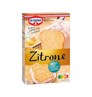 Zitrone Backmischung