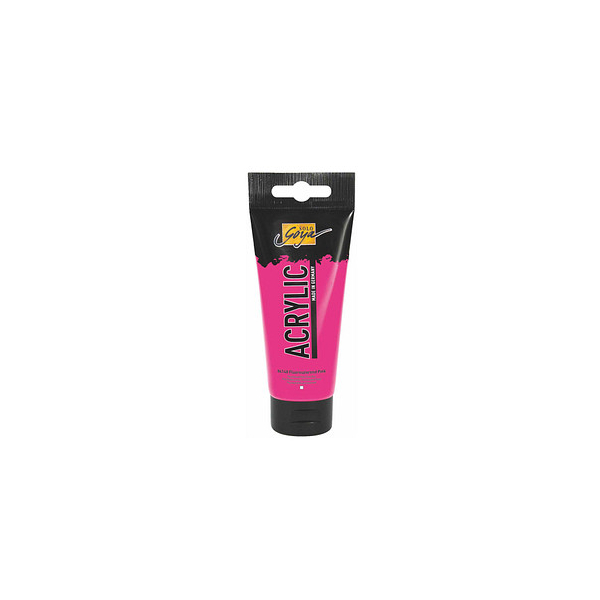 4000798122836 - Solo Goya Acrylic fluoreszierend pink 100 ml Tube Textilfarbe - Kreul 4000798122836 - Solo Goya Acrylic fluoreszierend pink 100 ml Tube Textilfarbe - Kreul