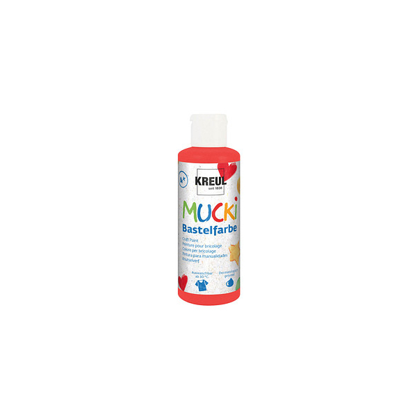 4000798240059 - Mucki Bastelfarbe rot 80 ml Kinderbasteln - Kreul 4000798240059 - Mucki Bastelfarbe rot 80 ml Kinderbasteln - Kreul
