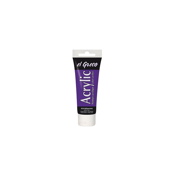 4000798283292 - El Greco Acrylic Tube brilliantviolett 75 ml Künstlerfarben - Kreul 4000798283292 - El Greco Acrylic Tube brilliantviolett 75 ml Künstlerfarben - Kreul