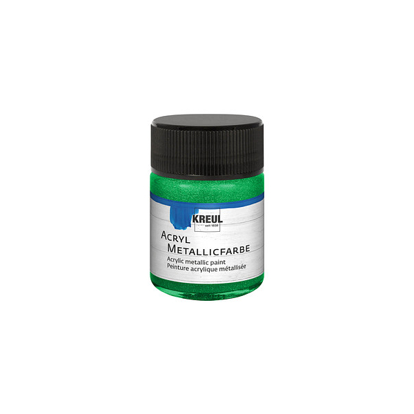 4000798775773 - Acryl Metallicfarbe grün 50 ml Verzierfarbe - Kreul 4000798775773 - Acryl Metallicfarbe grün 50 ml Verzierfarbe - Kreul