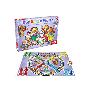 noris Der Bunte Würfel Brettspiel